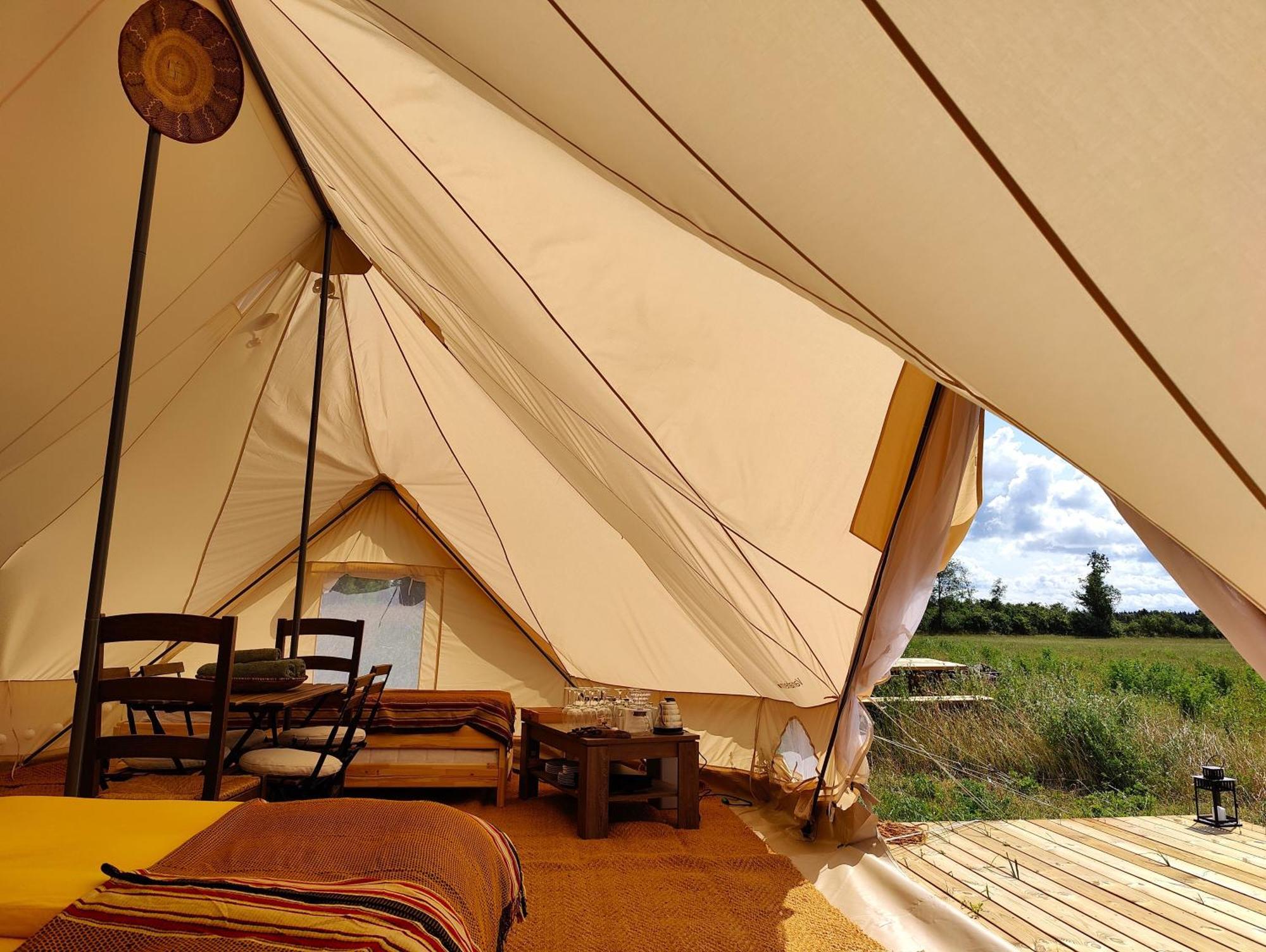 Under Canvas Bornholm Ostermarie Extérieur photo